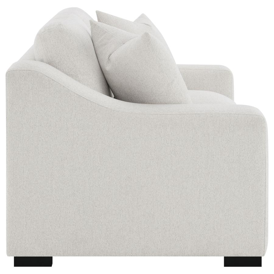 Ashlyn Fabric Upholstered Track Arm Loveseat Sand view 8