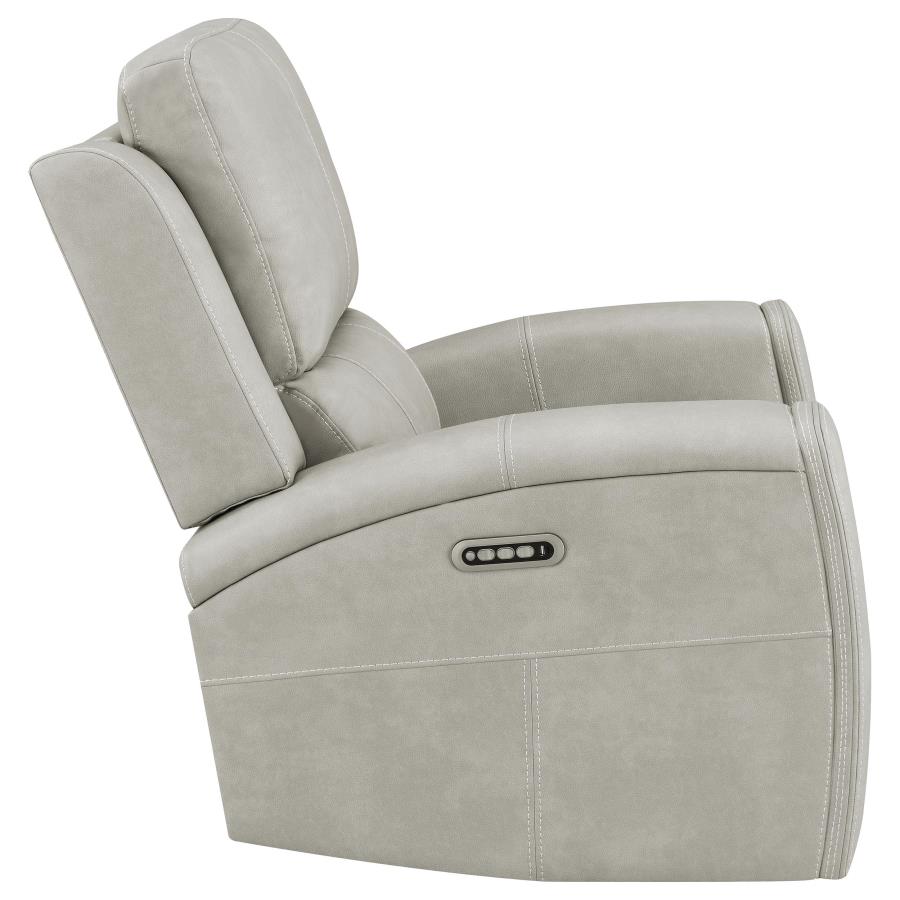 Brickston Triple Power Swivel Glider Recliner Grey view 10