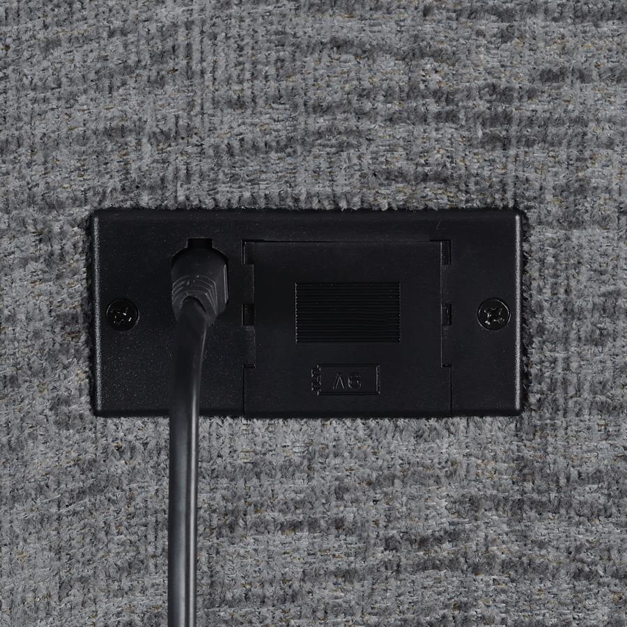 Bahrain 5-piece Power Home Theater Seating Charcoal view 16