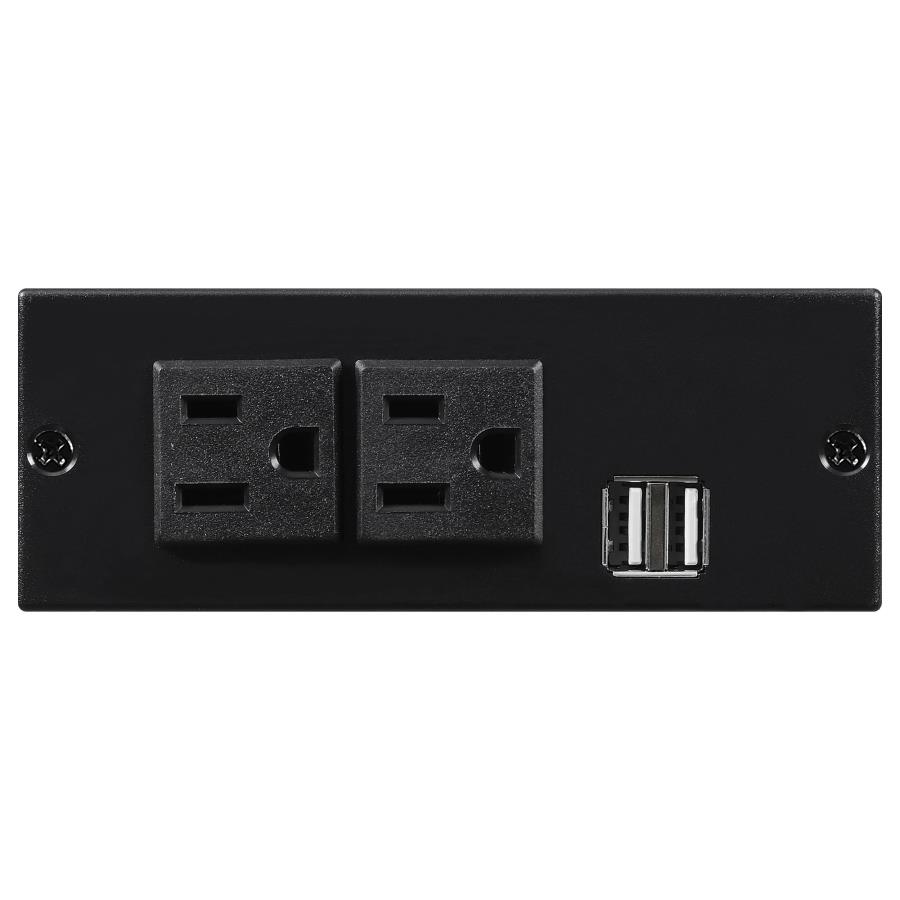 Bahrain 5-piece Upholstered Home Theater Seating Charcoal view 18