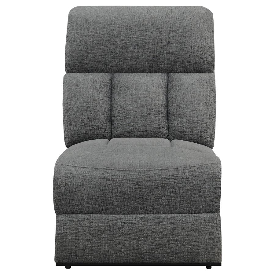Bahrain Upholstered Motion Sofa Charcoal view 9