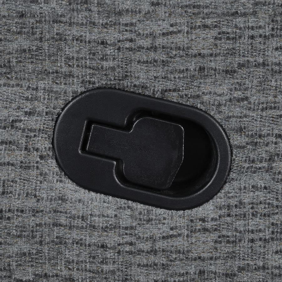 Bahrain Upholstered Motion Loveseat Charcoal view 13
