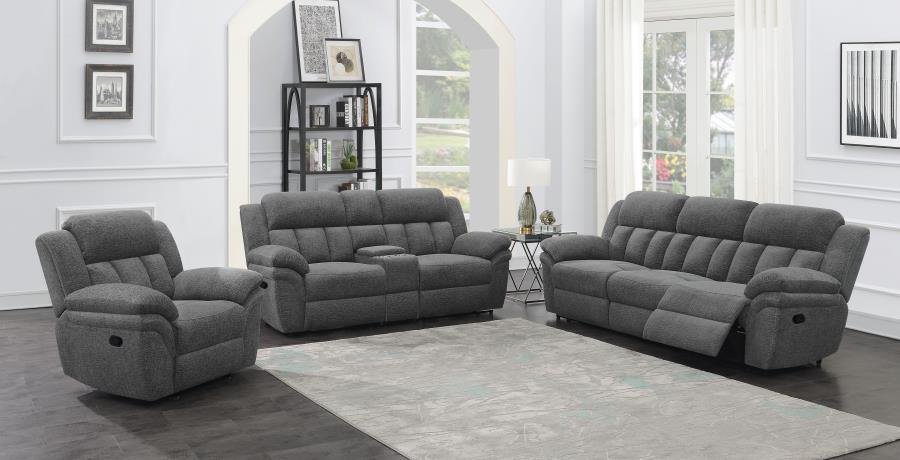 Bahrain Upholstered Glider Recliner Charcoal view 16
