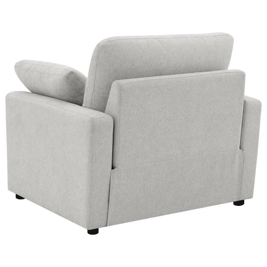 Collins Upholstered Power Recliner Chair Grey view 8