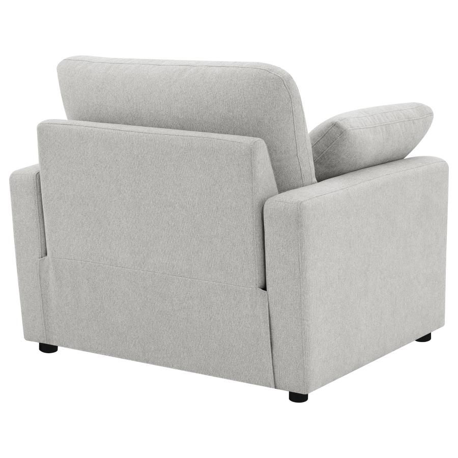Collins Upholstered Power Recliner Chair Grey view 9