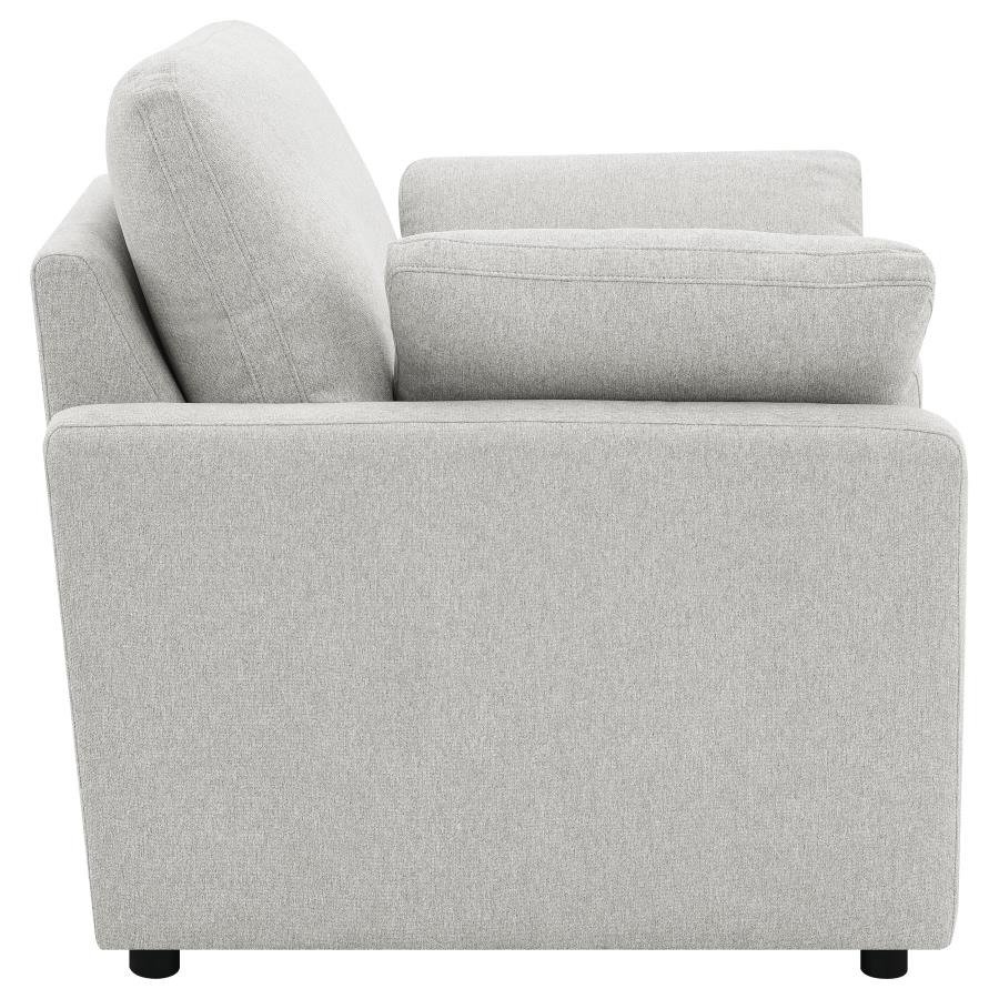Collins Upholstered Power Recliner Chair Grey view 10