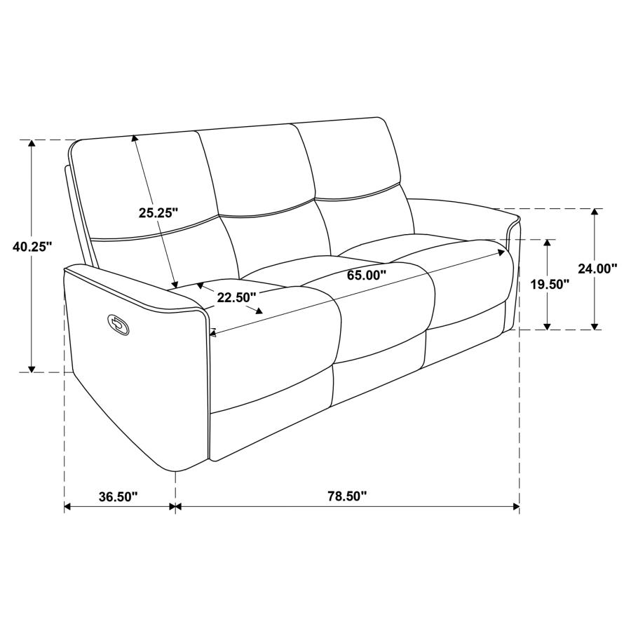 Navarro 2-piece Upholstered Reclining Sofa Set Orange view 15
