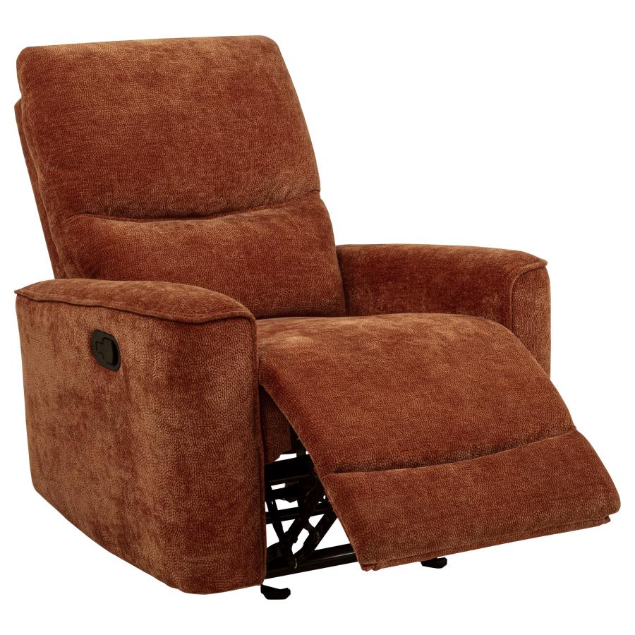Navarro 3-piece Upholstered Reclining Sofa Set Orange view 12