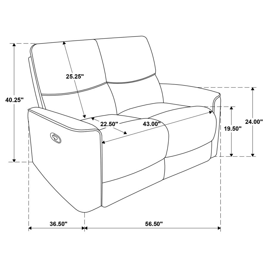 Navarro Chenille Upholstered Reclining Loveseat Burnt Orange view 14