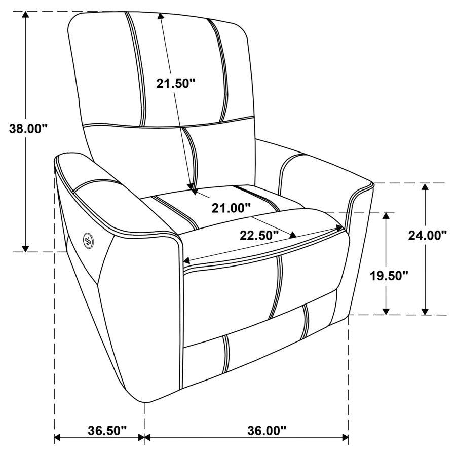 Greenfield 3-piece Power Reclining Sofa Set Dove Grey view 19