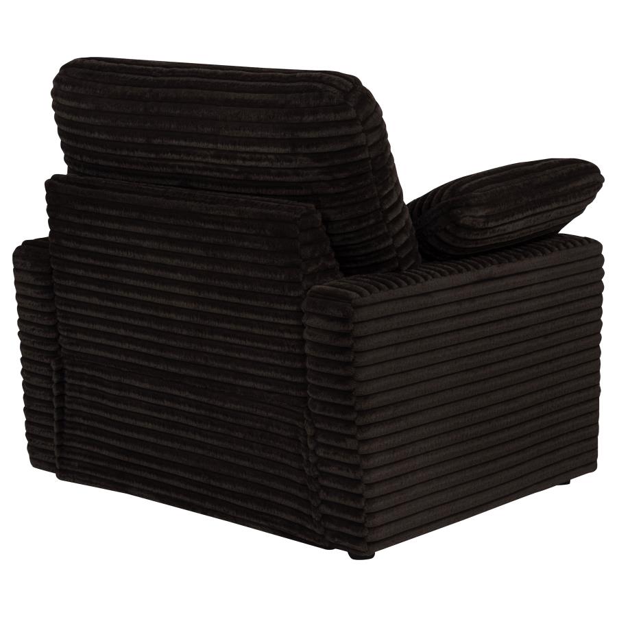 Collins Upholstered Power Recliner Chair Chocolate Brown view 10