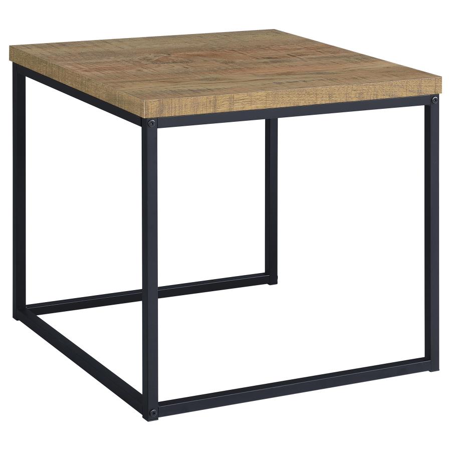 Straden 3-piece Engineered Wood Coffee Table Set Mango and Black view 10