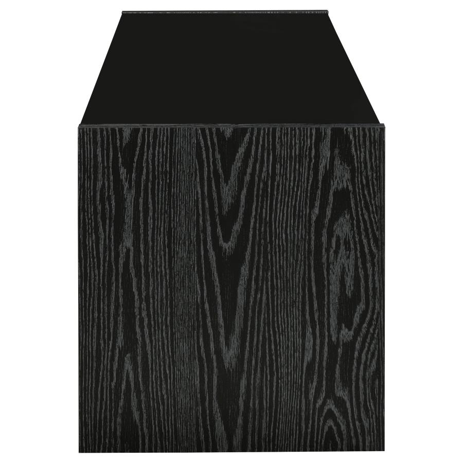 Alton 3-drawer Engineered Wood 61-inch TV Stand Black Oak view 8