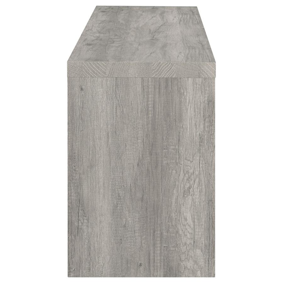 Burke 2-drawer Engineered Wood 59-inch TV Stand Grey Driftwood view 8
