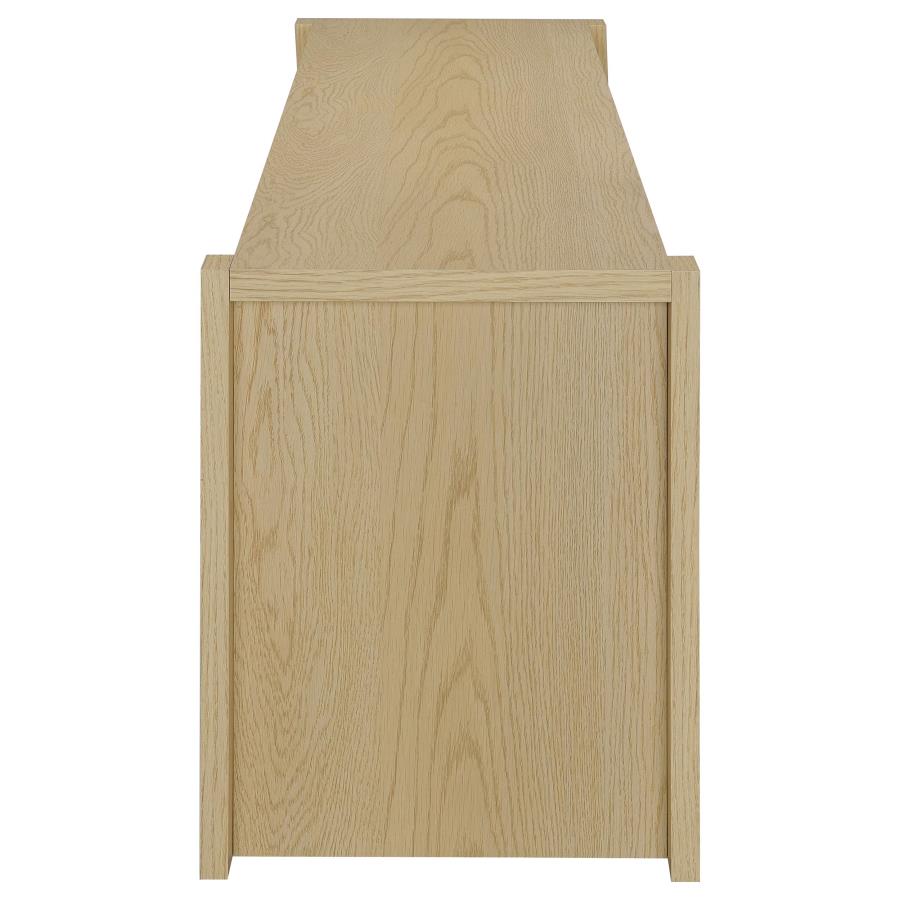 Laurelton 78-inch 4-door TV Stand Media Console Light Oak view 9