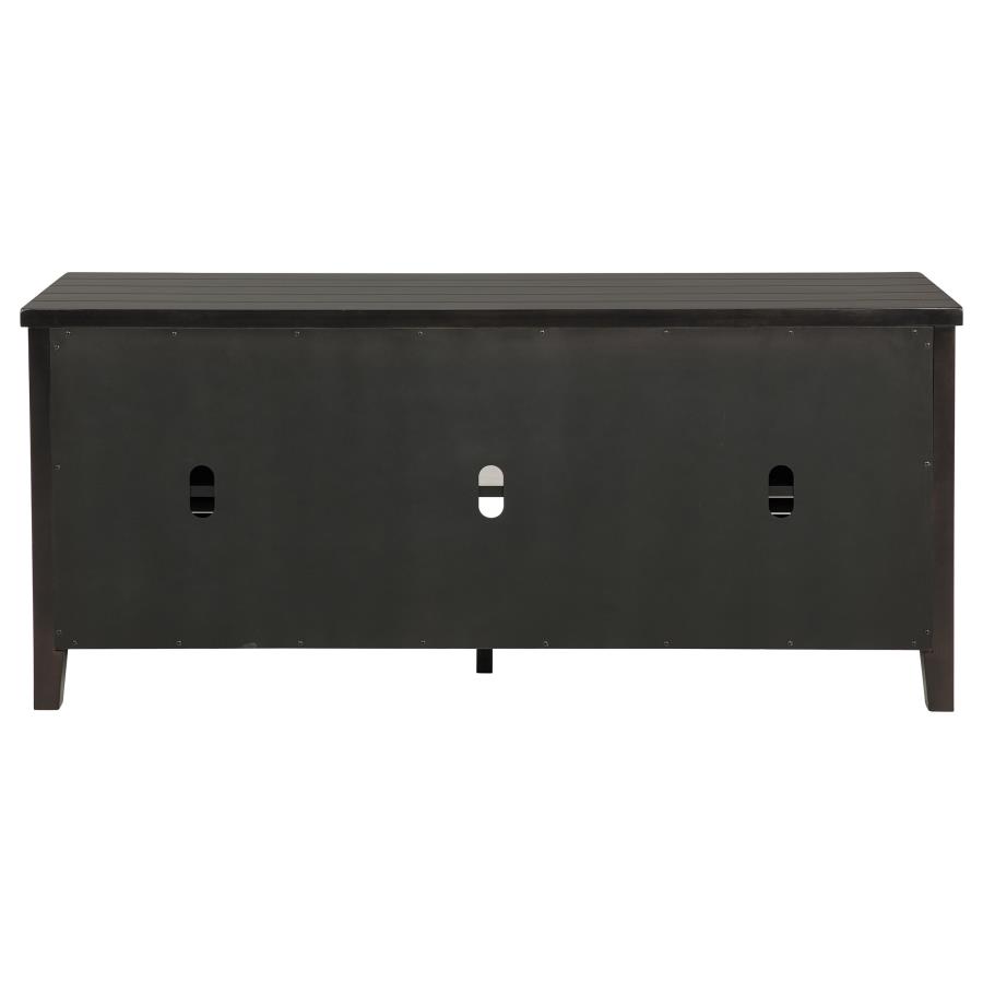 Concord 2-door 60-inch TV Stand Console Distressed Java view 8