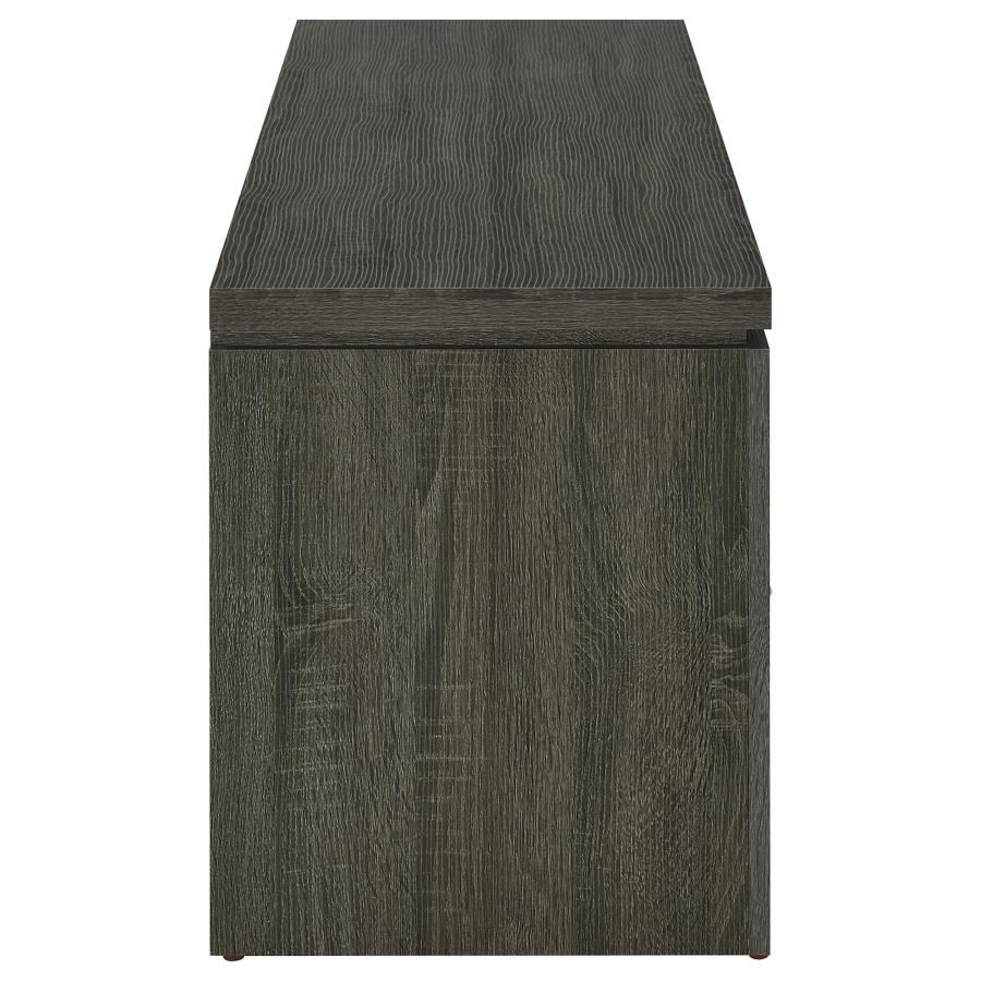 Elkton 2-drawer Engineered Wood 59-inch TV Stand Weathered Grey view 8