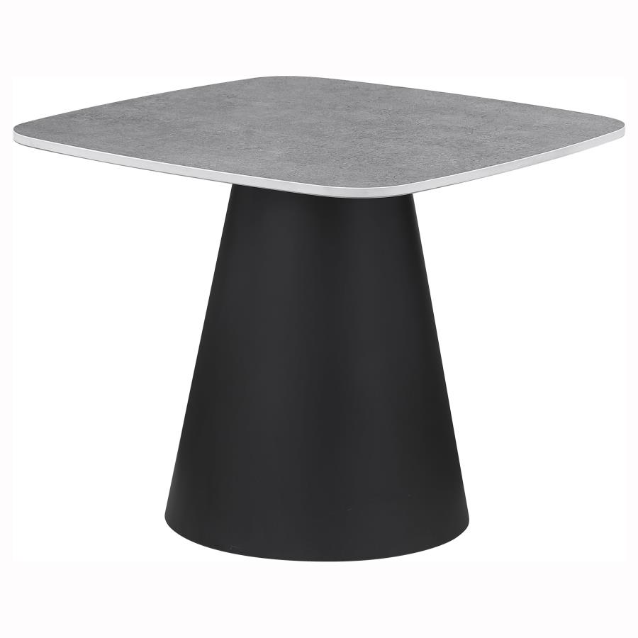 Eason 2-piece Cocktail Coffee Table Set Concrete and Black view 8