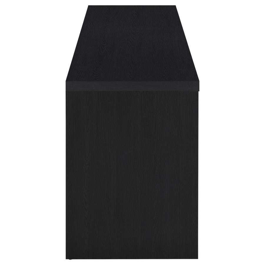 Rutland 59-inch 3-drawer TV Stand Media Console Black view 9