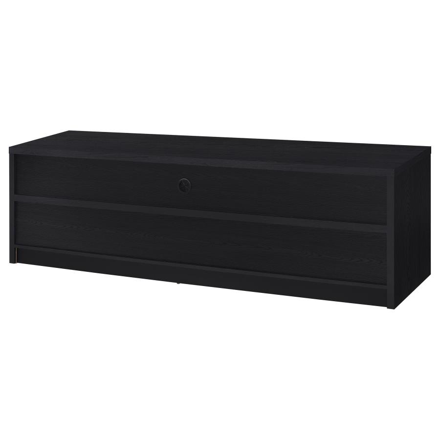 Rutland 78-inch 3-drawer TV Stand Media Console Black view 8