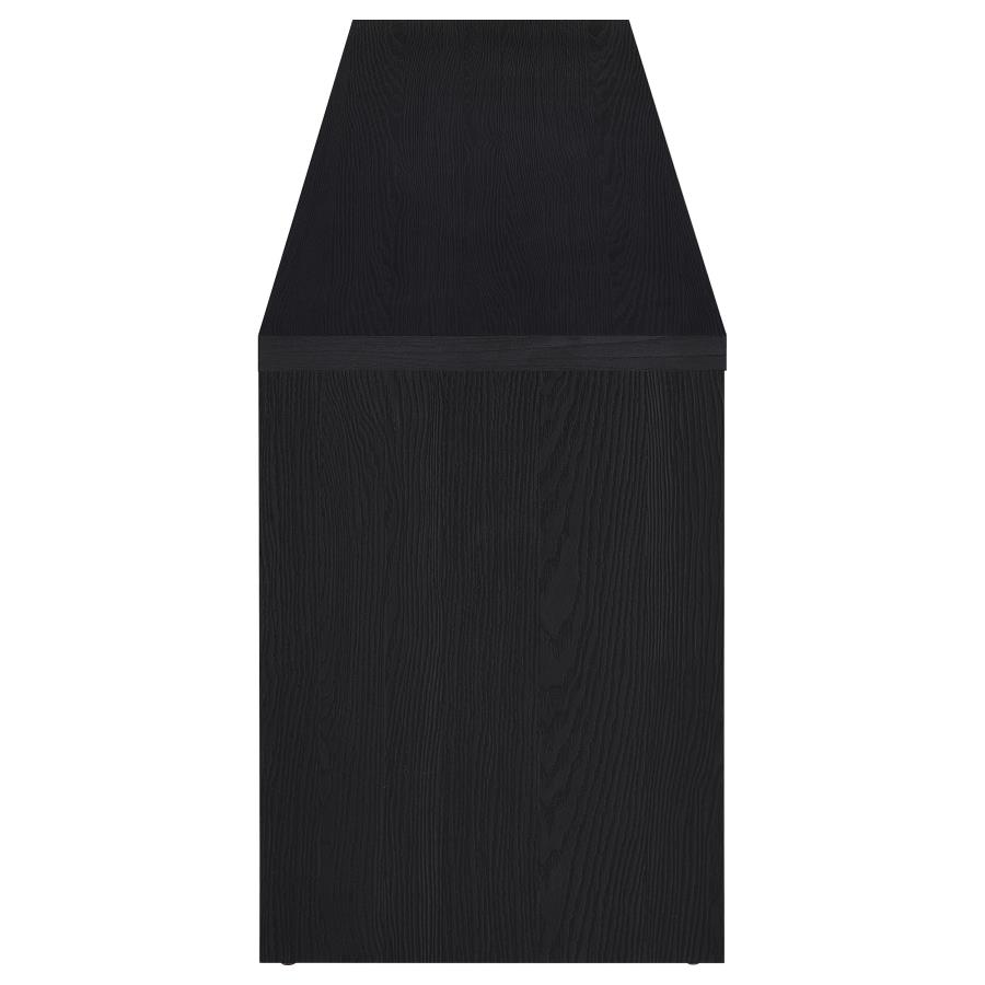 Rutland 78-inch 3-drawer TV Stand Media Console Black view 9