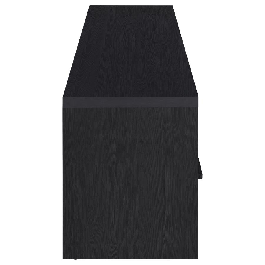 Murray 70-inch 2-door TV Stand Media Console Black view 9