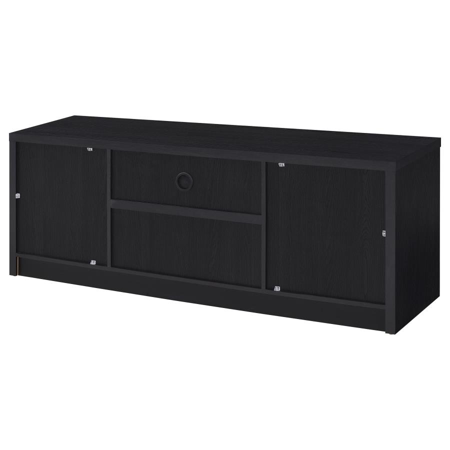 Winfield 60-inch 2-door TV Stand Media Console Black view 8