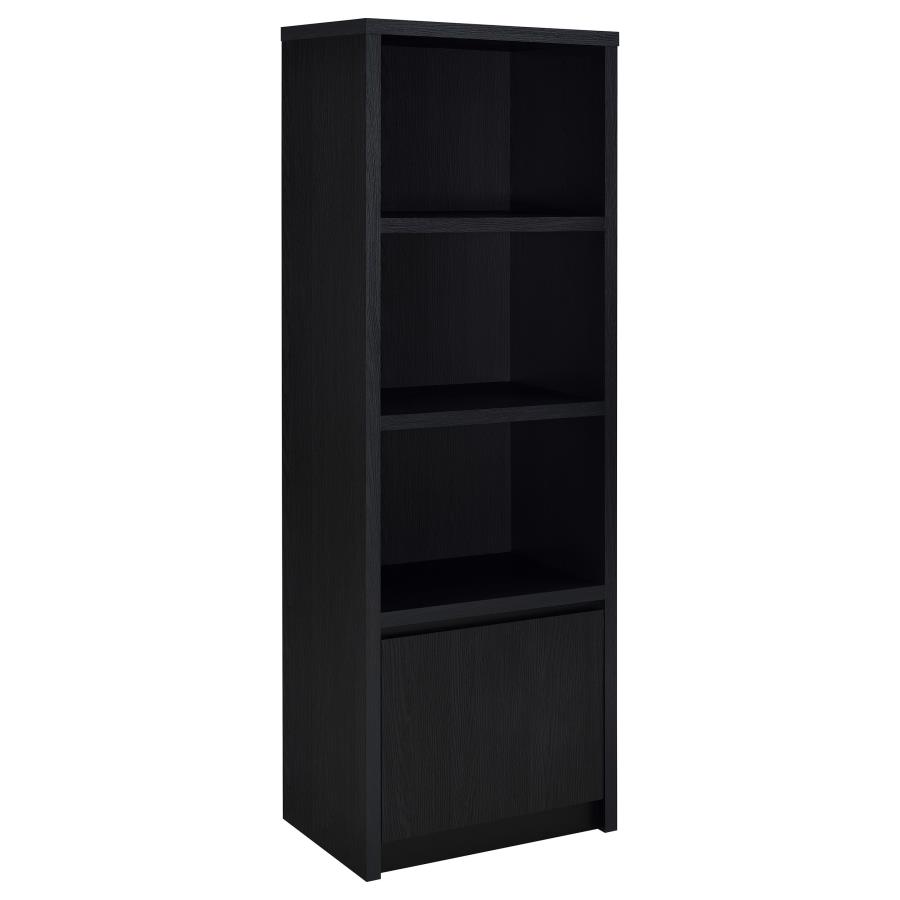 Winfield 3-piece Entertainment Center 78-inch TV Stand Black view 8