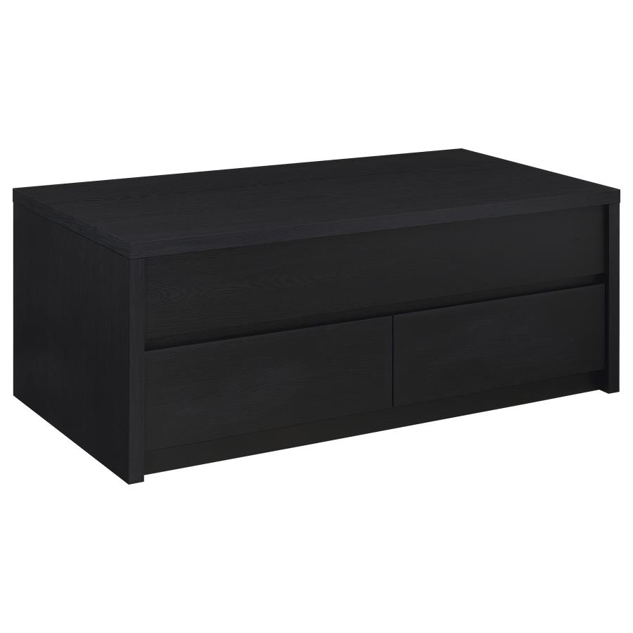 Knapp 3-piece Lift Top Coffee Table Set Black view 8