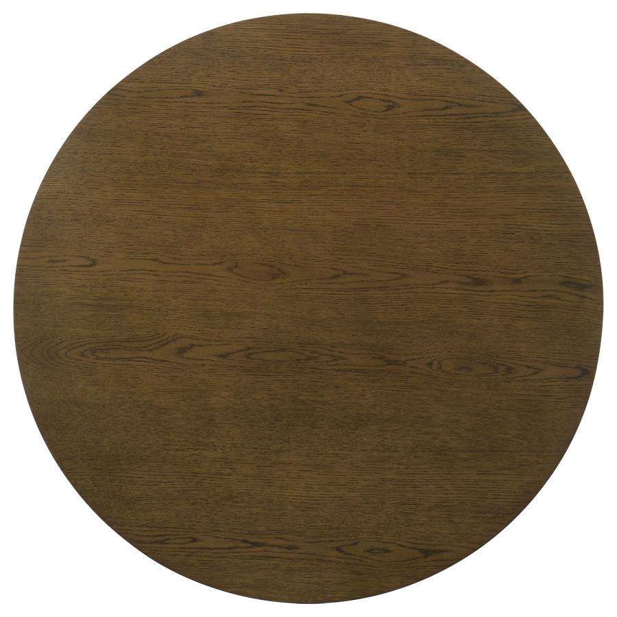 Ottowa 2-piece Round Wood Coffee Table Set Brown view 8