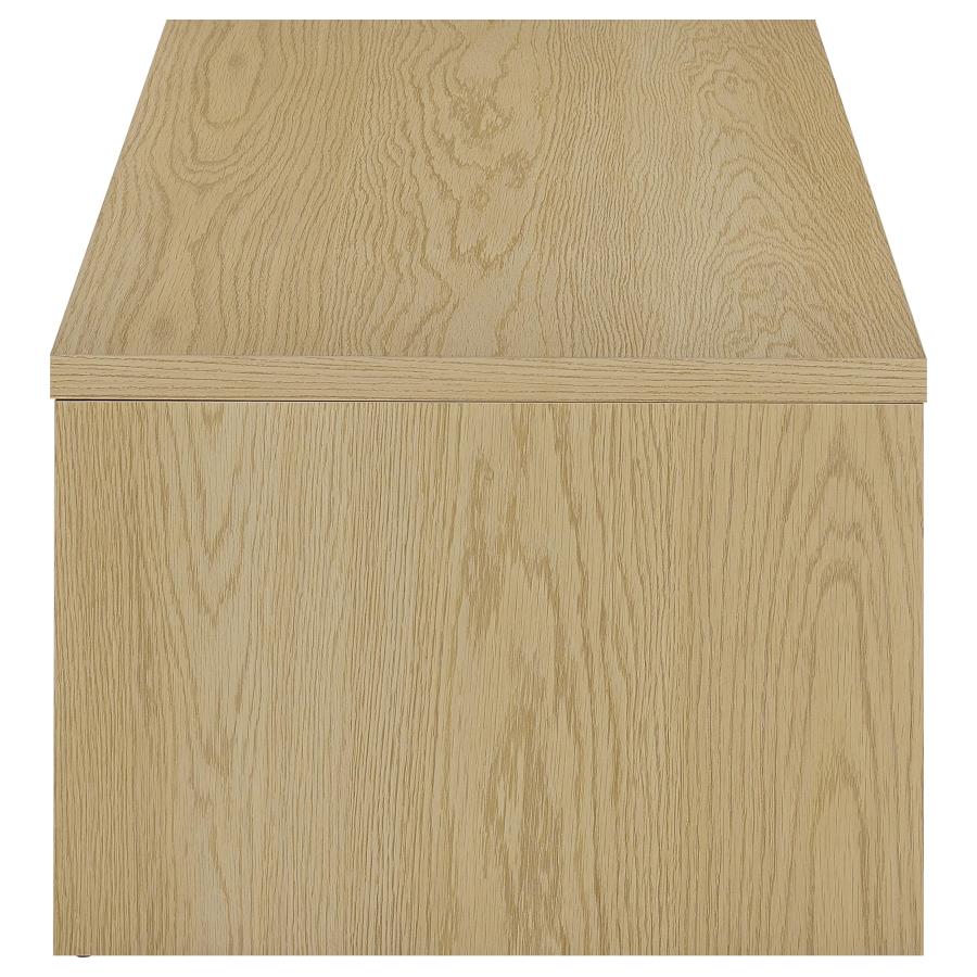 Canoga Engineered Wood Lift Top Coffee Table Light Oak view 9
