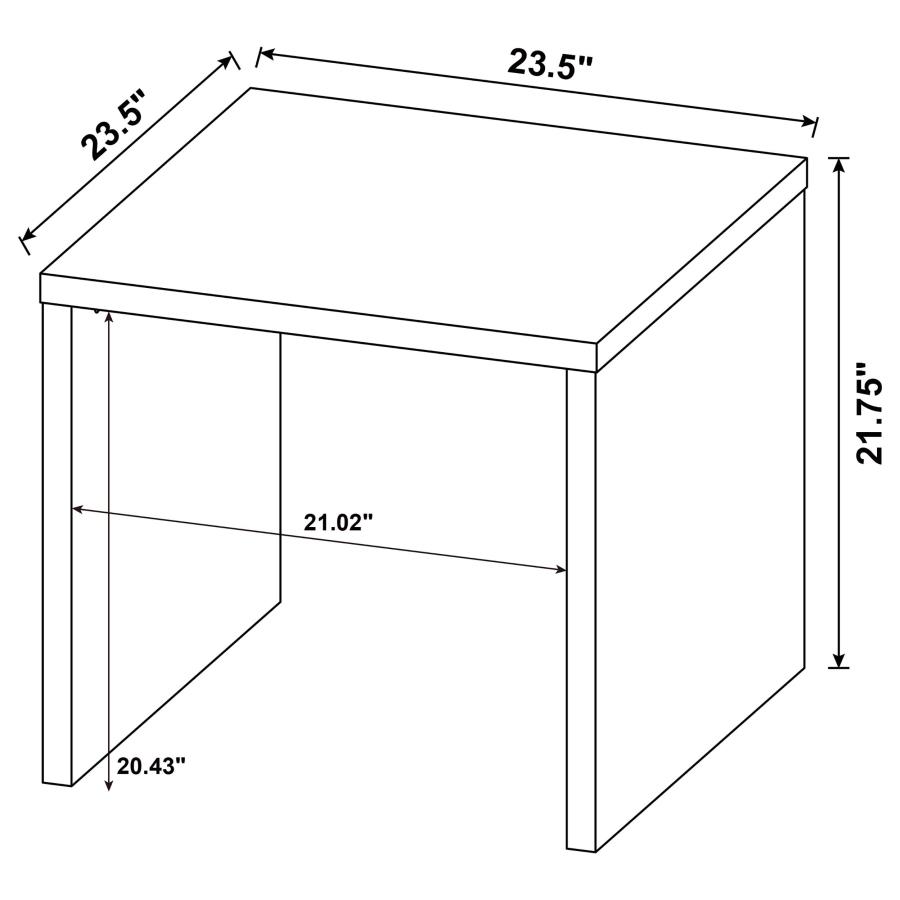 Canoga 2-piece Lift Top Cocktail Coffee Table Set Mango view 16