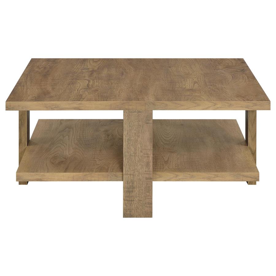 Dawn 2-piece Round Coffee and End Table Set Mango Brown view 8