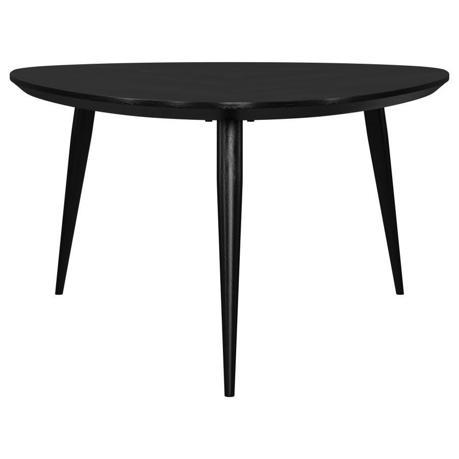 Odessa 2-piece Triangular Coffee and End Table Set Black view 8