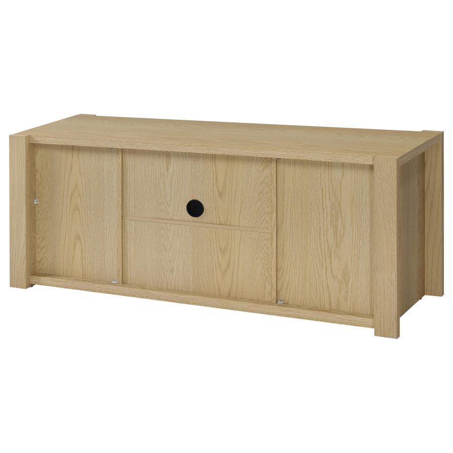Laurelton 3-piece Entertainment Center TV Stand Light Oak view 9