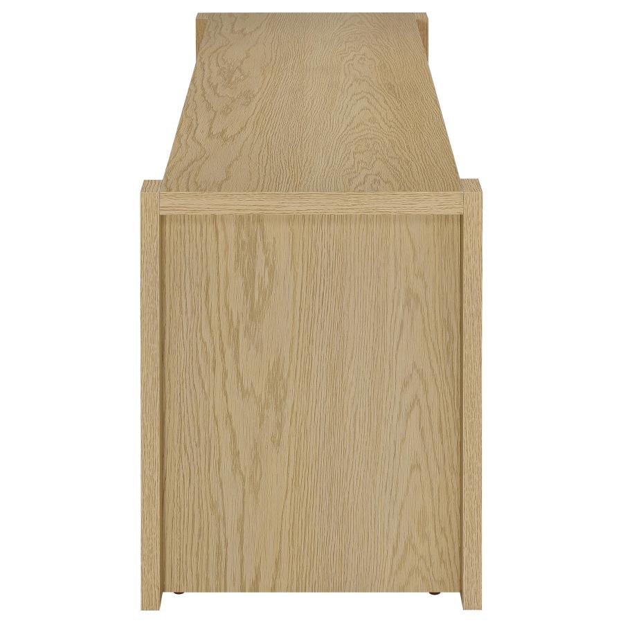 Laurelton 60-inch 2-door TV Stand Media Console Light Oak view 9