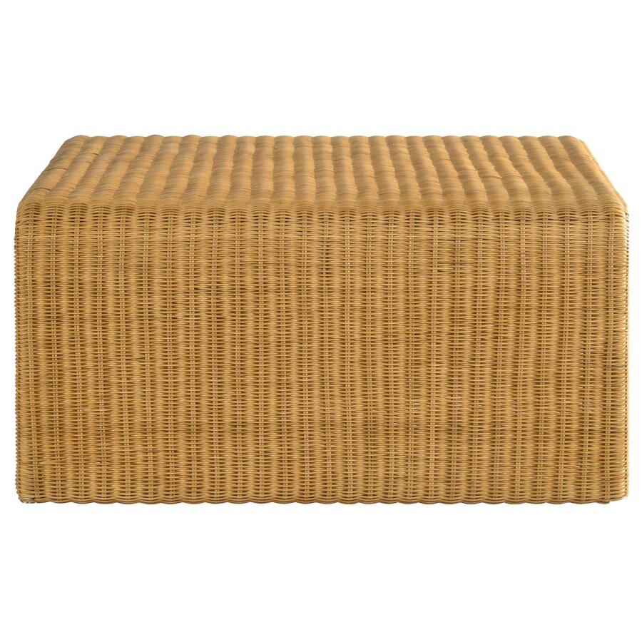 Cahya 3-piece Rattan Coffee and End Table Set Natural view 8