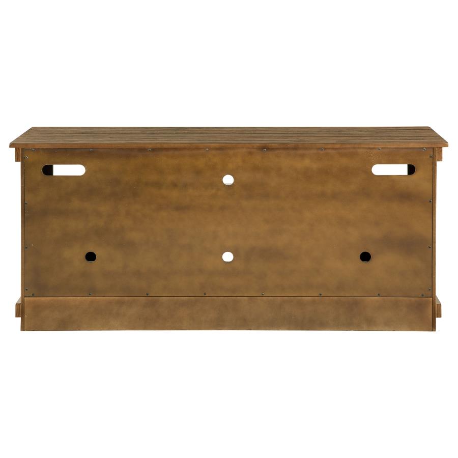 Payne 60-inch TV Stand Media Console Distressed Brown view 8