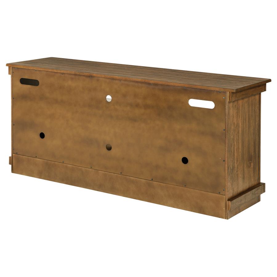 Payne 60-inch TV Stand Media Console Distressed Brown view 9