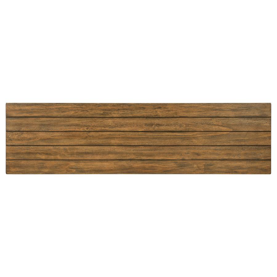 Payne 60-inch TV Stand Media Console Distressed Brown view 11