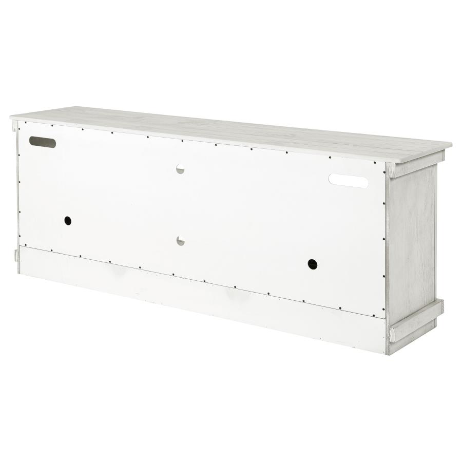 Payne 70-inch TV Stand Media Console Distressed White view 9