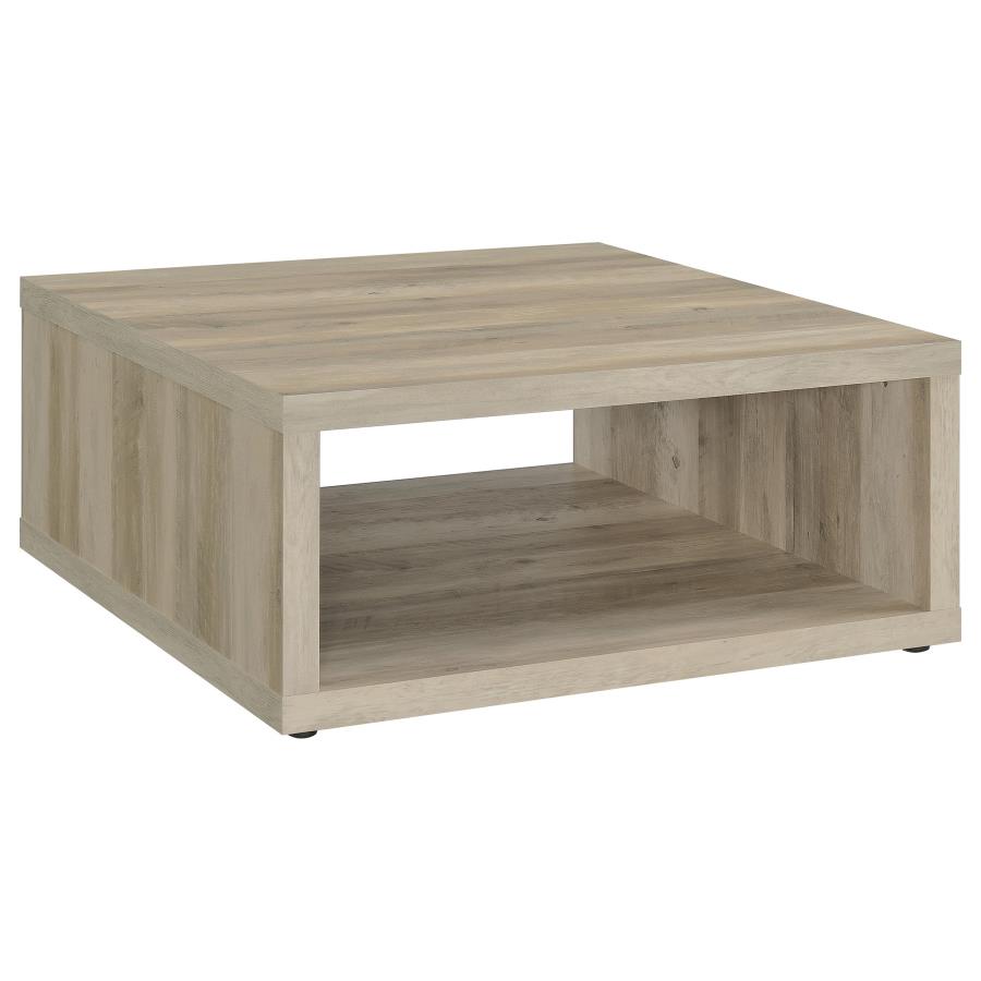 Frisco 2-piece Coffee and End Table Set Distressed Pine view 8
