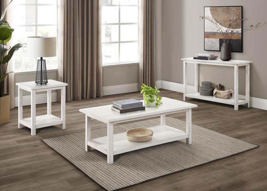 Payne Wood Entryway Sofa Console Table White view 8