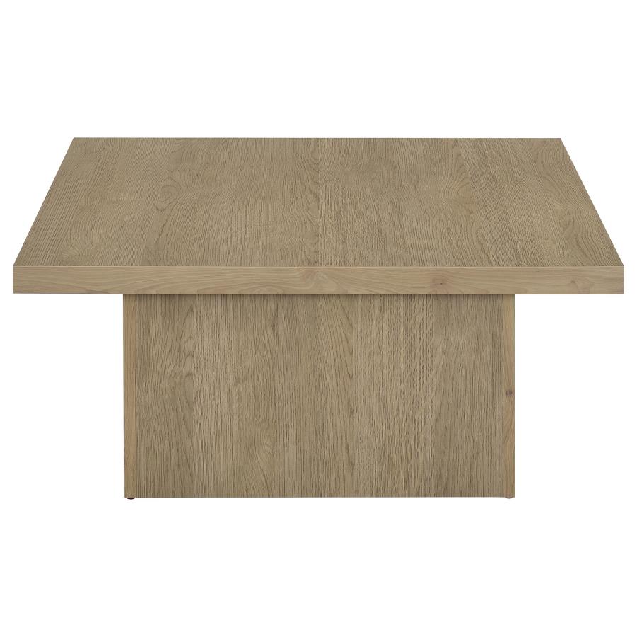 Devar 3-piece Square Cocktail Coffee End Table Set Latte view 11