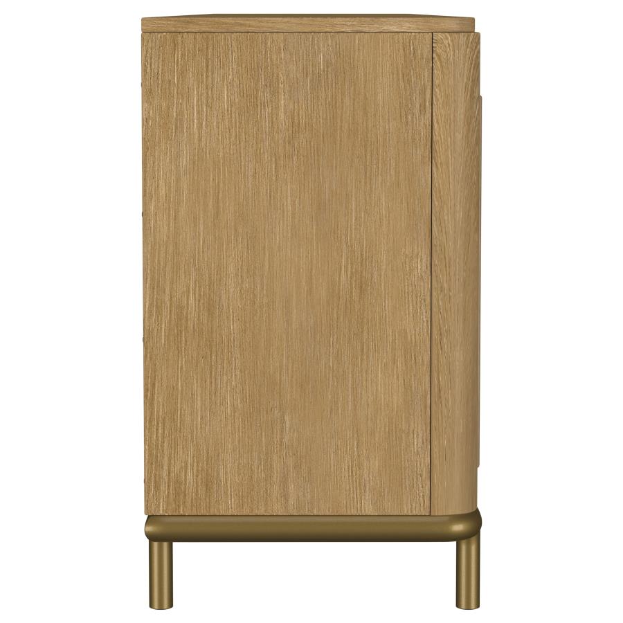 Arini Rattan Cane 2-door TV Stand Media Console Sand Wash view 10