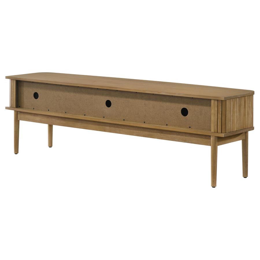 Croyden 71-inch TV Stand Media Console Weathered Natural view 9
