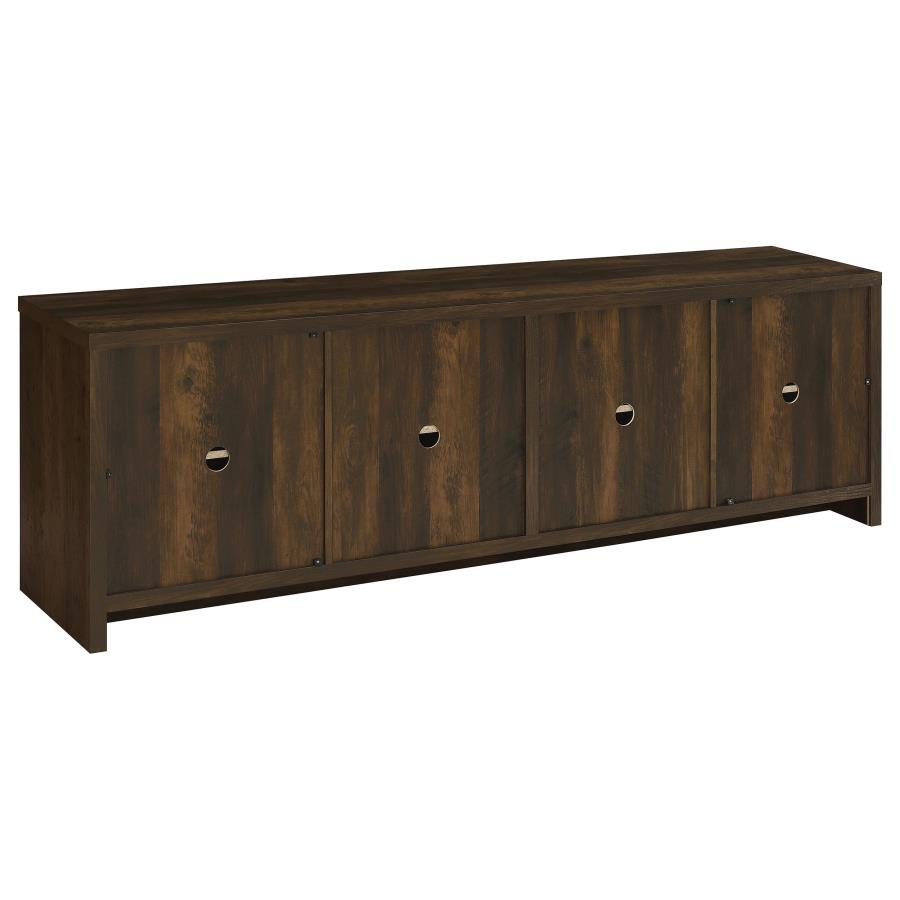 Laughlin 3-piece Entertainment Center TV Stand Dark Pine view 8