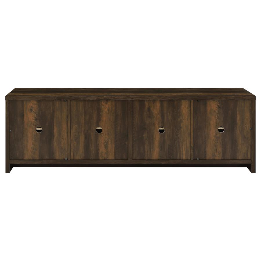 Laughlin 3-piece Entertainment Center TV Stand Dark Pine view 9