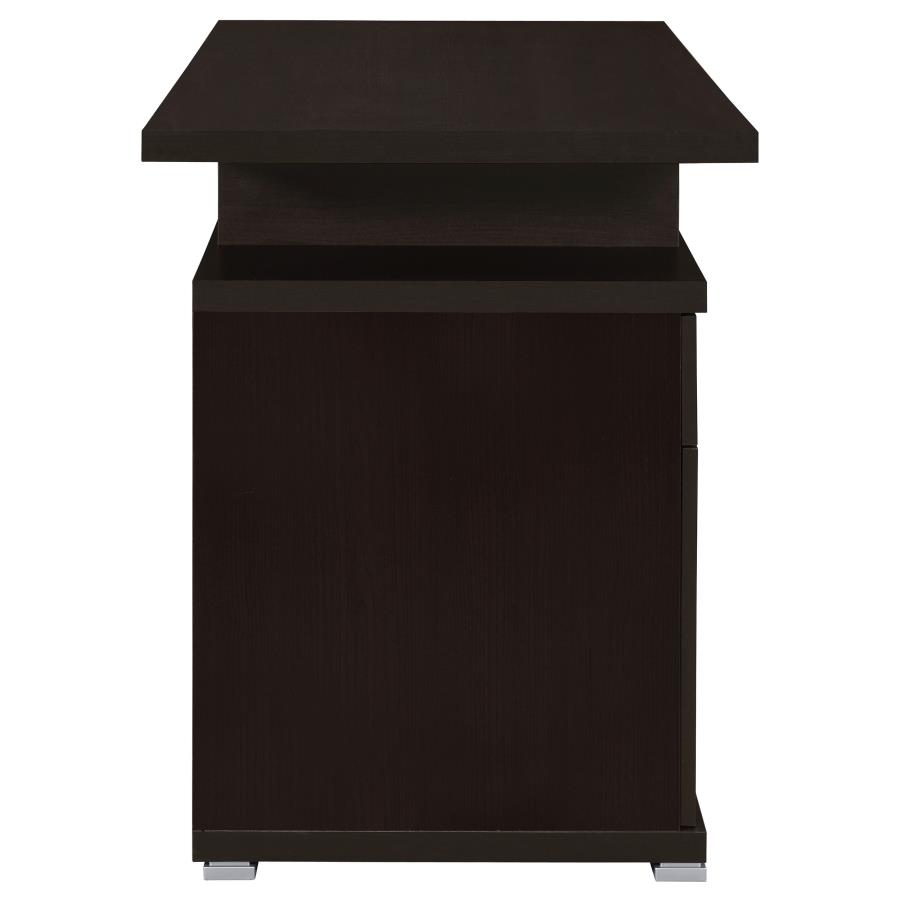 Irving 47-inch 2-drawer Office Computer Desk Cappuccino view 10