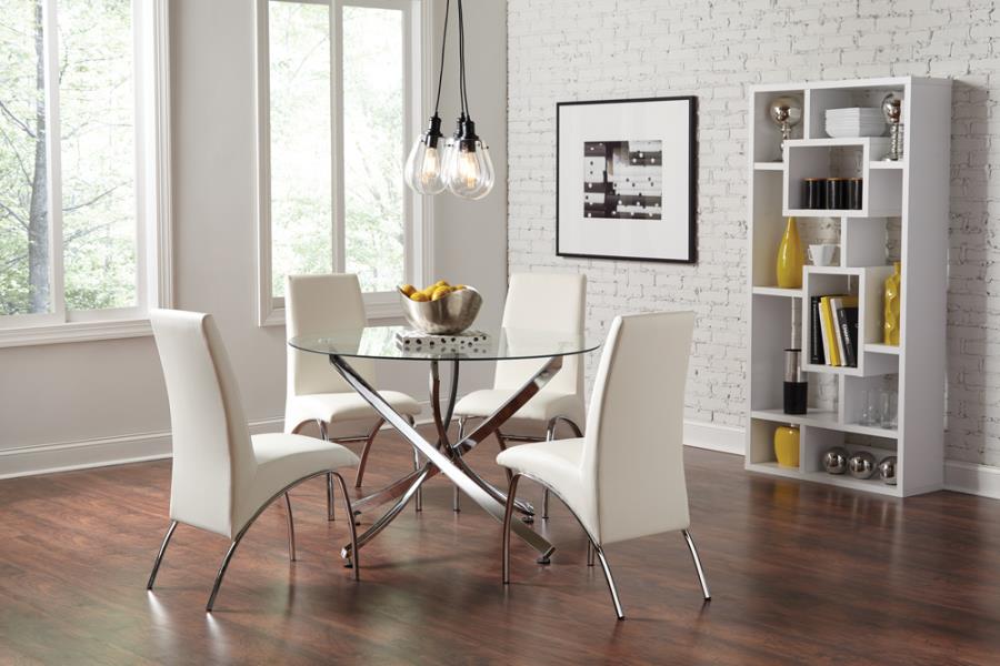 Corey 71-inch 8-shelf Bookshelf White view 11